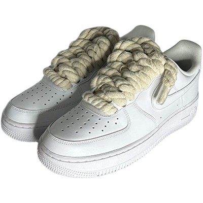 Nike Air Force 1 Low White Rope Laces Beige.jpg
