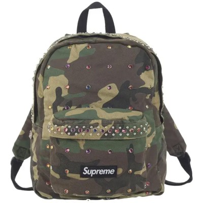 Supreme b.b. Simon Denim Backpack Woodland Camo