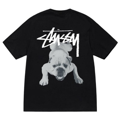 Stussy Stock Dog Tee Black