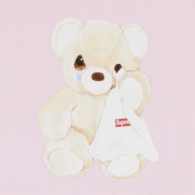 Supreme Bear Tee Light Pink (SS25) 2.jpg