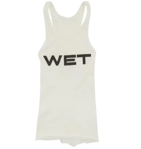 ラス1 新品 3 YZY MOWALOLA WET TANK Yeezy Mowalola Wet Tank White