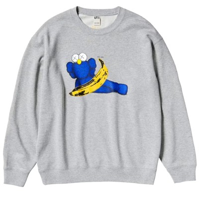 Kaws Uniqlo x Andy Warhol Banana Crewneck.jpg