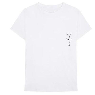 Travis Scott CJ Tee White