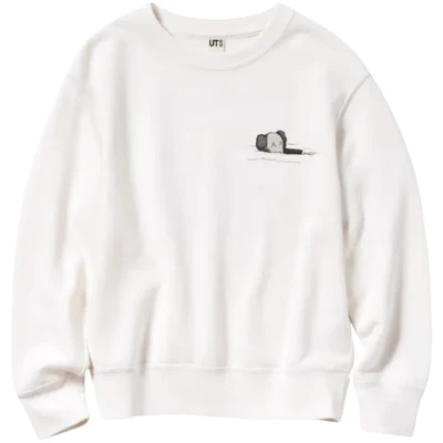 KAWS Longsleeve Sweatshirt Off White BFF *Ostatni rozmiar*