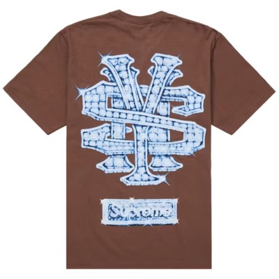 Supreme Snowman Tee Brown2.jpg