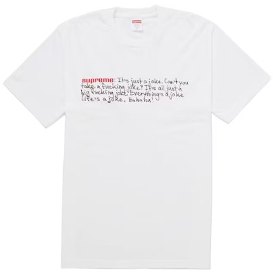 Supreme Joke Tee White