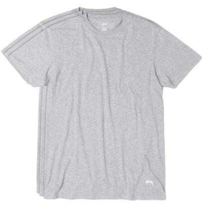 Stüssy Tees 3 Pack Grey Heather