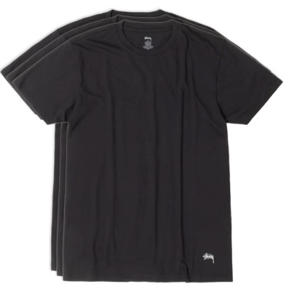 Stüssy Tees 3 Pack Black