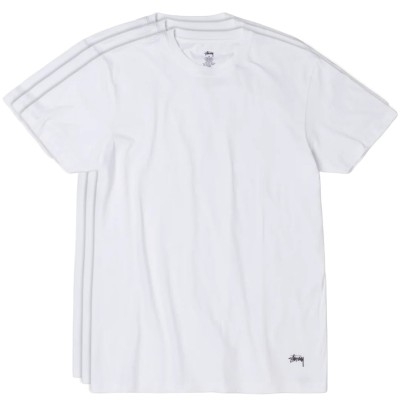 Stüssy Tees 3 Pack White