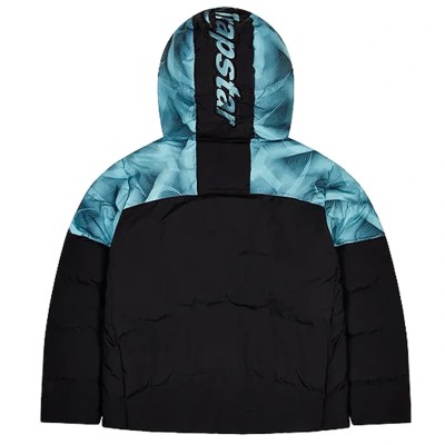 Trapstar Hyperdrive Hooded Puffer Black:Blue2.jpg