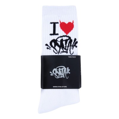Syna World Skarpetki I Love syna 2PACK White.jpg