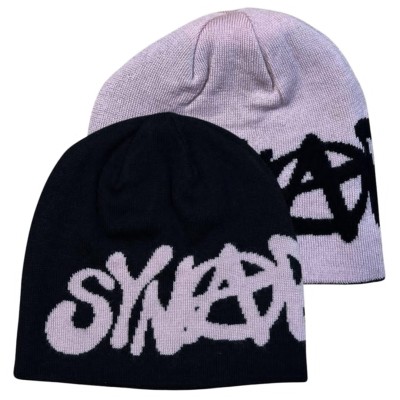 Syna World x Central Cee Reversible Beanie Black:Golden Rose.jpg