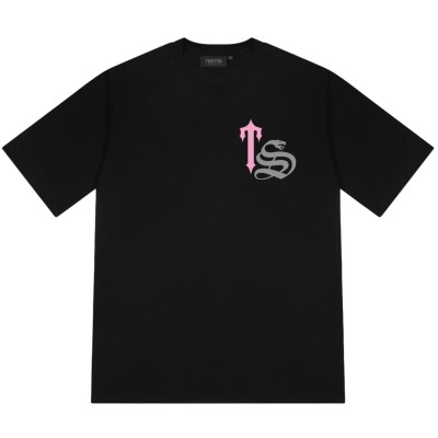 Trapstar TS Script Tee Black:Pink2.jpg