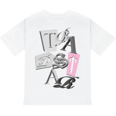 Trapstar TS Script Tee White:Pink.jpg