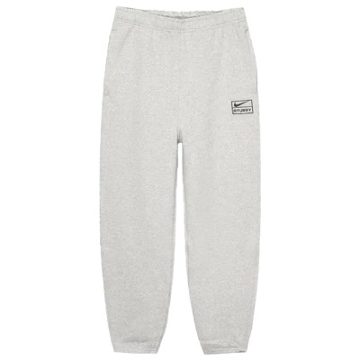 Stussy x Nike Fleece Pant (FW25) Grey Heather.jpg