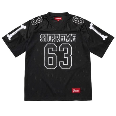 Supreme Bones Football Jersey Black