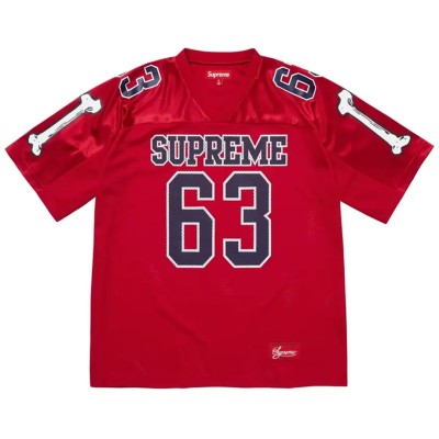 Supreme Bones Football Jersey Red