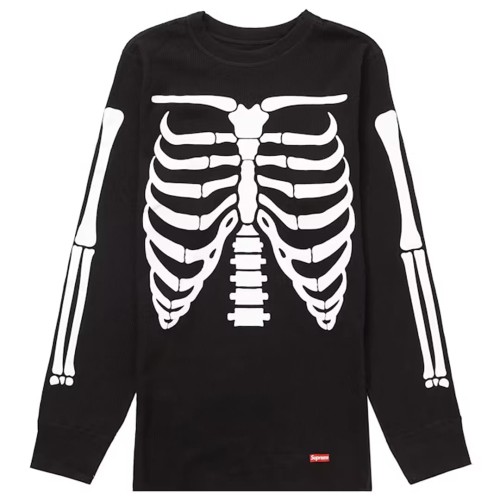 Supreme Hanes Bones Thermal Crew (1 Pack) Black