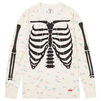 Supreme Hanes Bones Thermal Crew (1 Pack) Floral