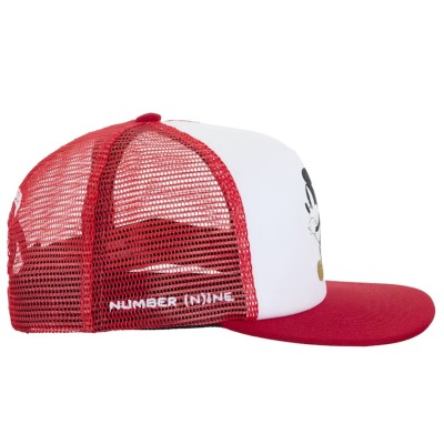 Supreme Number (N)ine® Mickey Mesh Back 5-Panel Red2.jpg