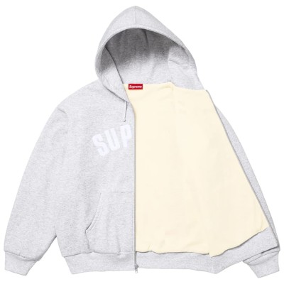 Supreme Arc Thermal Lined Zip Up Hooded Sweatshirt Ash Grey2.jpg