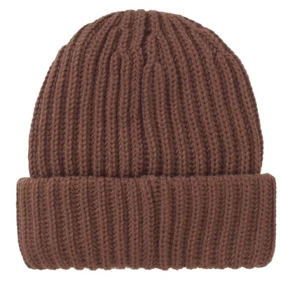 Supreme Chunky Rib Classic Logo Beanie Brown2.jpg