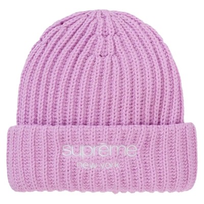 Supreme Chunky Rib Classic Logo Beanie Pink.jpg