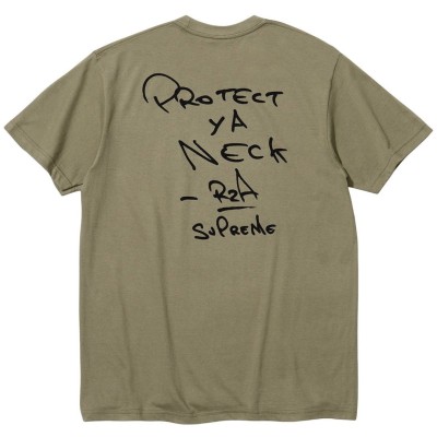 Supreme:Wu-Tang Clan RZA Tee Light Olive2.jpg