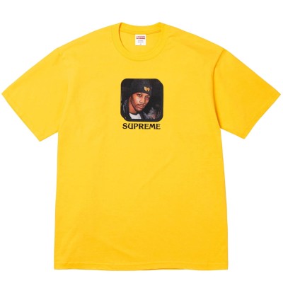 Supreme:Wu-Tang Clan RZA Tee Yellow.jpg