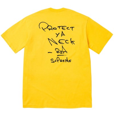 Supreme:Wu-Tang Clan RZA Tee Yellow2.jpg