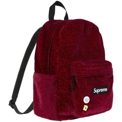 Supreme Velvet Backpack Red Leopard 2.jpg
