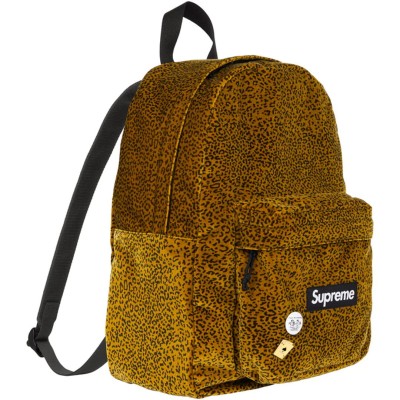 Supreme Velvet Backpack Tan Leopard2.jpg