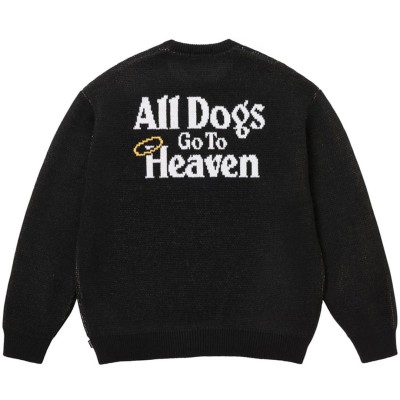 Supreme All Dogs Go to Heaven Sweater Black2.jpg