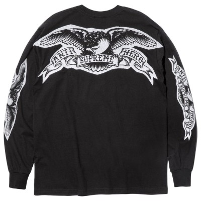 Supreme ANTIHERO Eagle L/S Tee Black