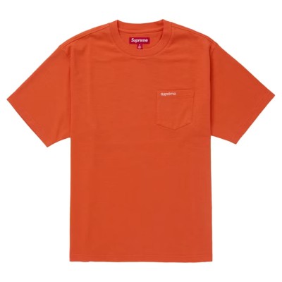 Supreme S/S Pocket Tee (SS25) Orange