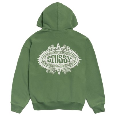 Stussy Mantra Zip Hoodie Pine2.jpg