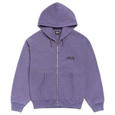 Stussy Modern Age Zip Hoodie Pigment Dyed Graper.jpg