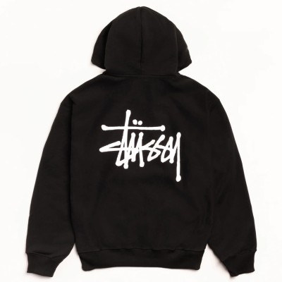 Stussy Basic Zip Hoodie Black2.jpg