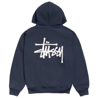 Stussy Basic Zip Hoodie Navy2.jpg