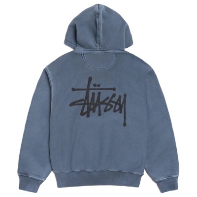 Stussy Basic Hoodie Pigment Dyed Navt2.jpg