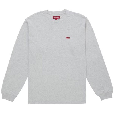 Supreme Small Box L:S Tee Ash Grey.jpg