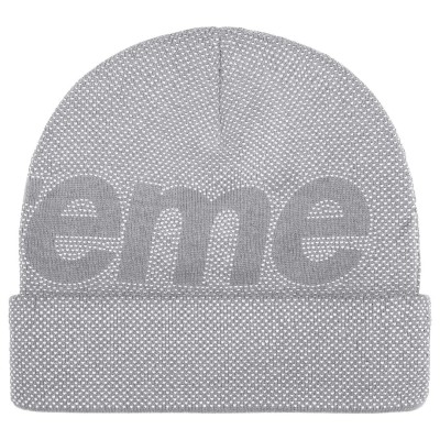 Supreme Studded Knockout Big Logo Beanie Grey2.jpg