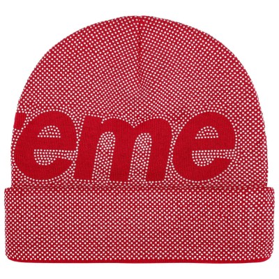 Supreme Studded Knockout Big Logo Beanie Red2.jpg