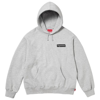 Supreme President Hooded Sweatshirt Heather Grey2.jpg