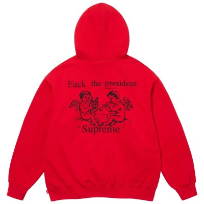 Supreme President Hooded Sweatshirt Red