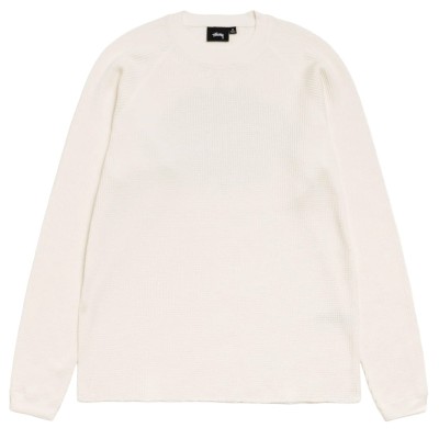 Stussy Mantra Raglan Thermal White.jpg