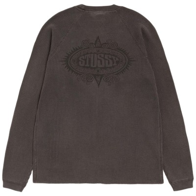 Stussy Mantra Raglan Thermal Washed Black2.jpg