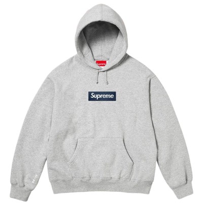 Supreme Box Logo Hooded Sweatshirt Heather Grey (FW25).jpg