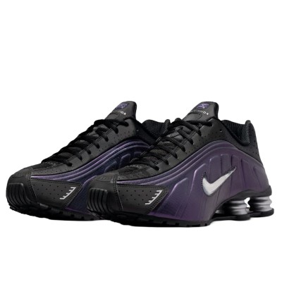 Nike Shox R4 Black Metallic Silver Purple Dynasty2.jpg