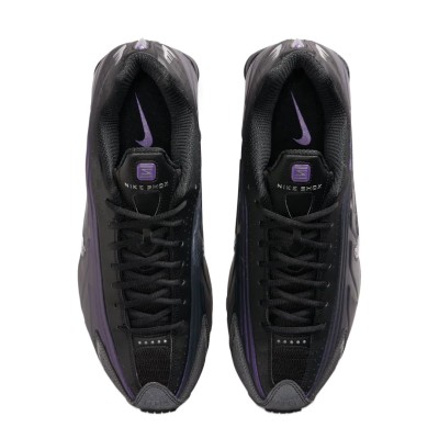 Nike Shox R4 Black Metallic Silver Purple Dynasty3.jpg